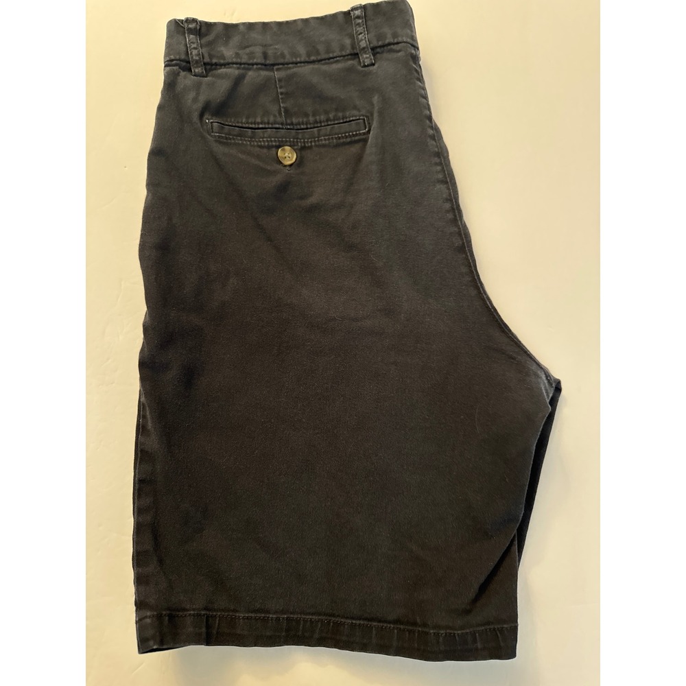 Old‎ Navy Mens Slim Built-In Flex Black Chino Shorts Size 34 Casual